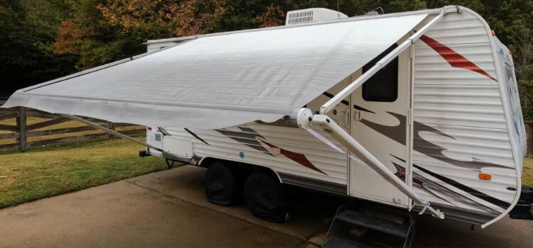 How to replace awning fabric on RV