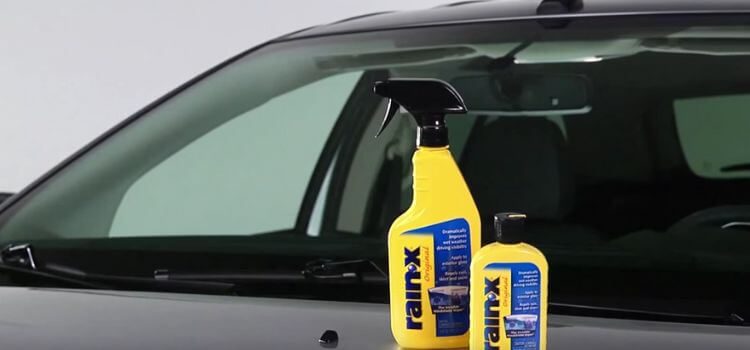 how to remove rain x from windshield