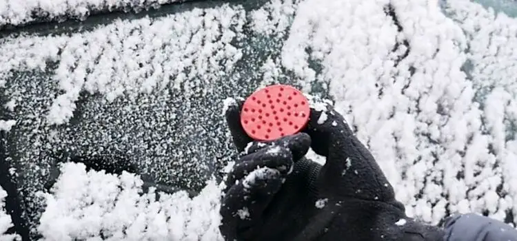 Alternative methods for removing ice from the windshield without using a scraper