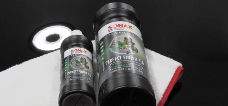 how to use Sonax's perfect finish