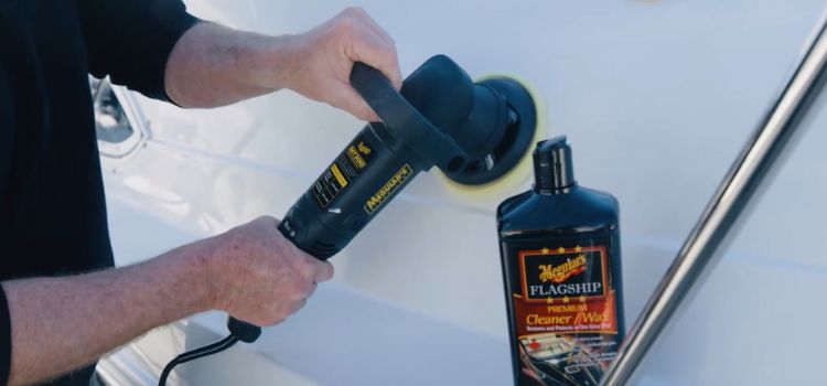 Repeat the process for the entire boat surface for maximum protection and shine.